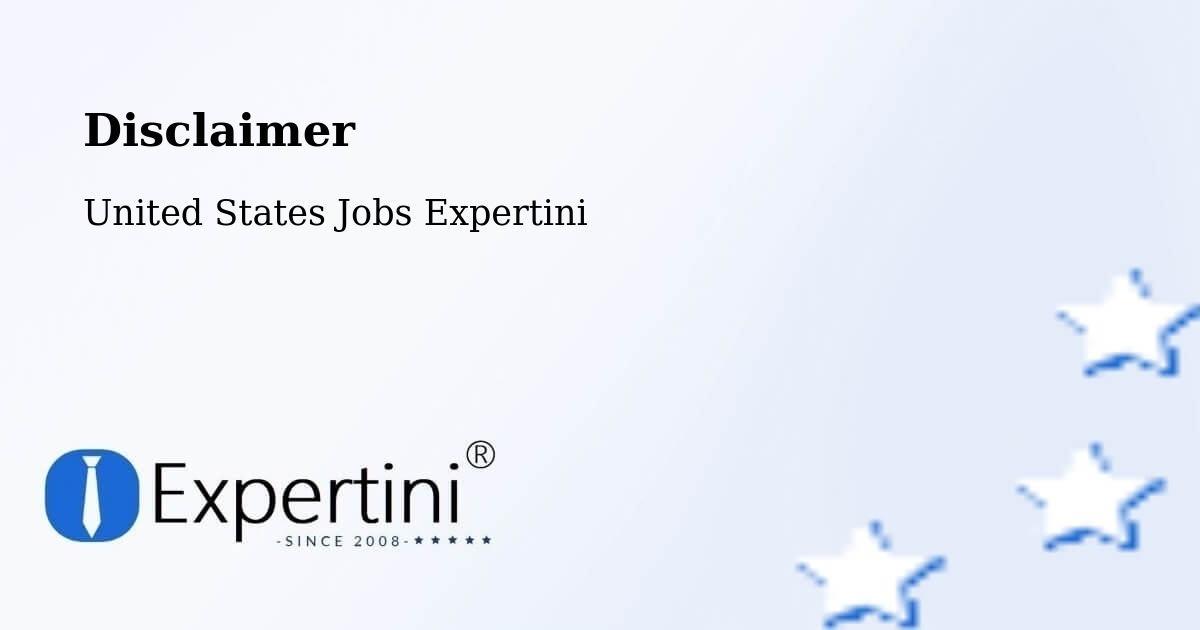 Disclaimer – Windsor - United States Jobs Expertini