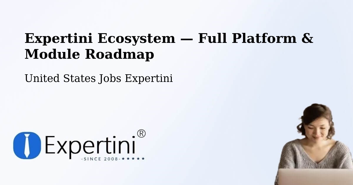 Expertini Ecosystem — Full Platform & Module Roadmap – Windsor